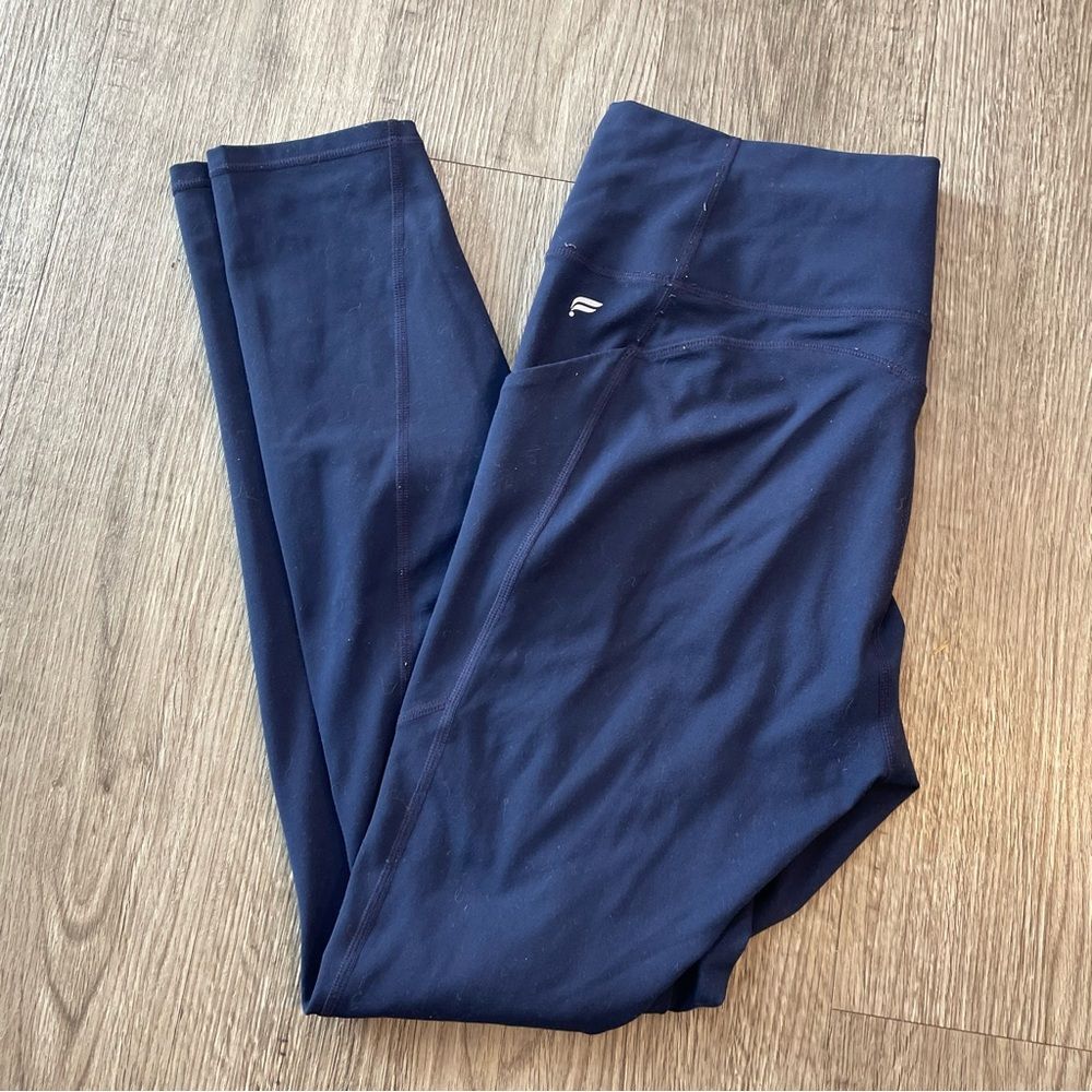 FABLETICS PureLuxe Navy Blue Leggings with Pockets